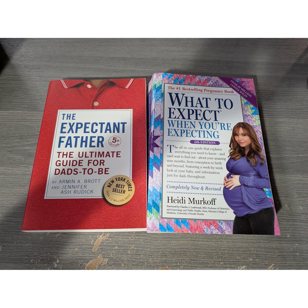 What to Expect When You're Expecting & The Expectant Father 5th Edition Book Set